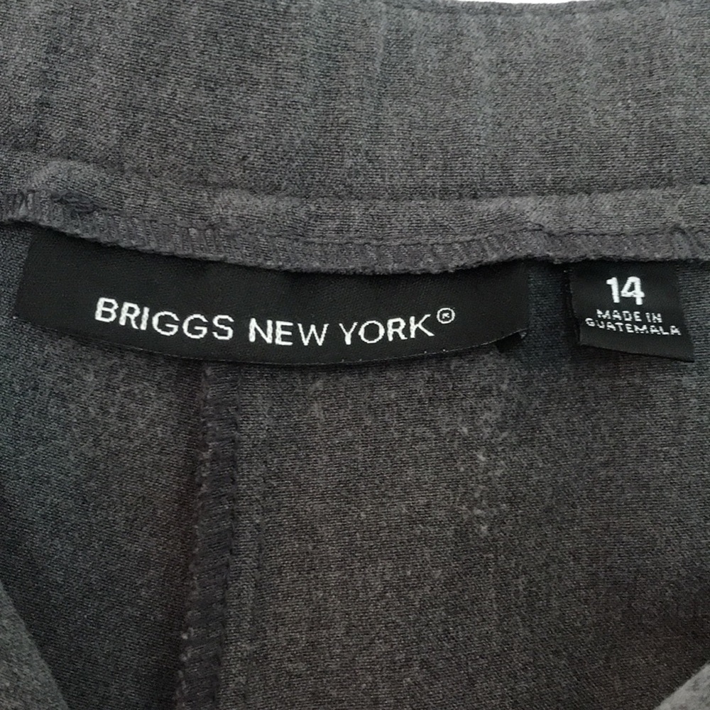 Briggs New York grey dress slacks - Picture 3 of 4